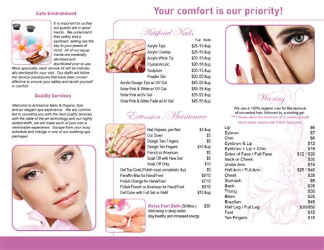 nail salon brochure|nail art brochure.